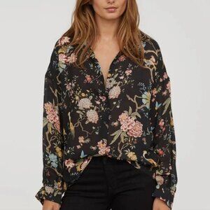 H&M GP & J Baker Patterned Blouse 14